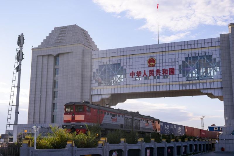 На КПП Маньчжоули отмечен рост трафика грузовых поездов Китай-Европа