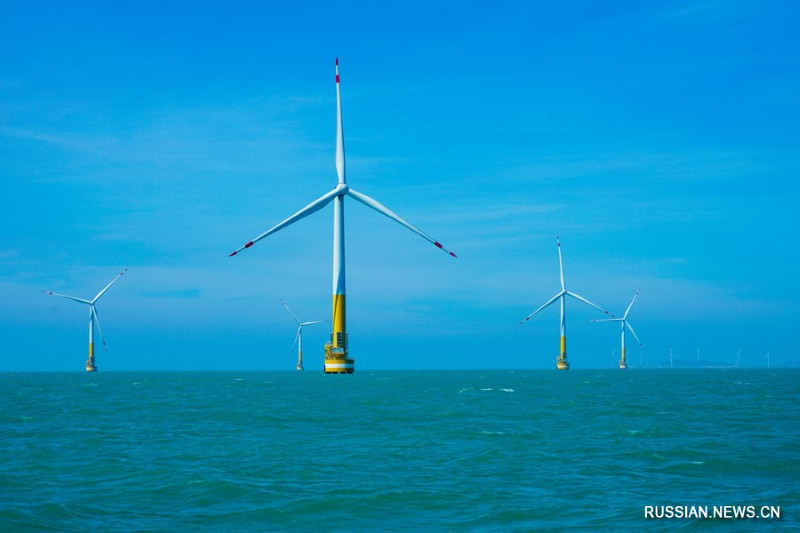 В Китае началось строительство первой национальной исследовательской и испытательной базы морской ветроэнергетики