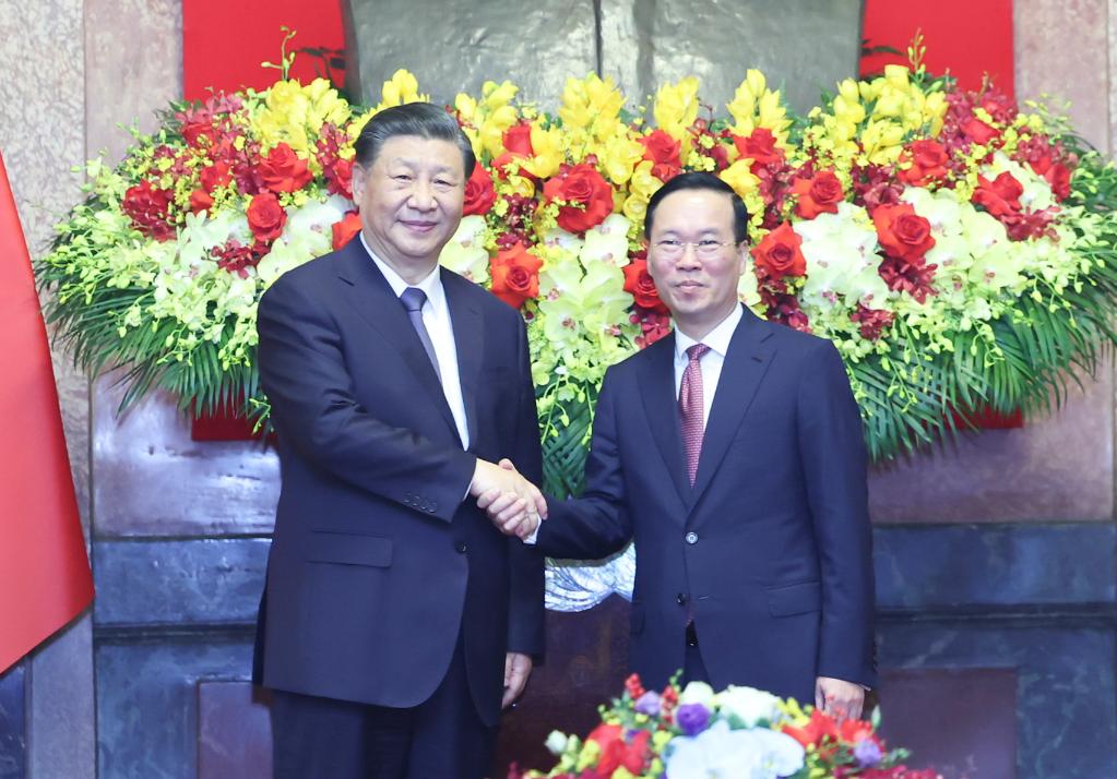 Си Цзиньпин встретился с президентом Вьетнама Во Ван Тхыонгом