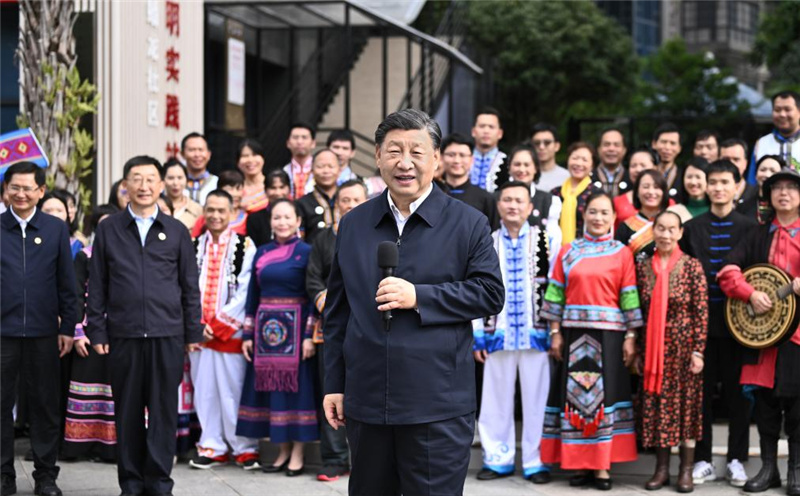 Си Цзиньпин проинспектировал южно-китайский город Наньнин
