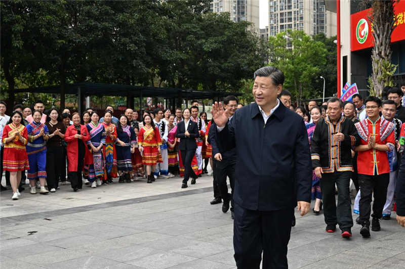 Си Цзиньпин проинспектировал южно-китайский город Наньнин