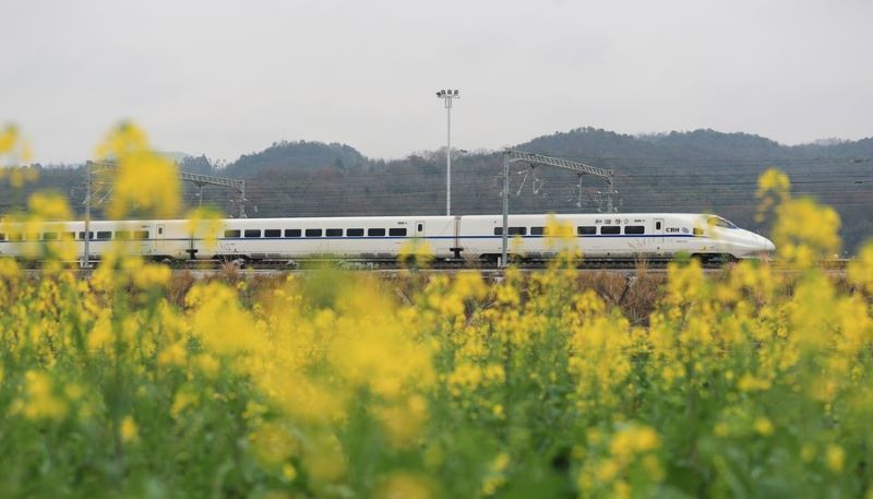 В Китае было завершено строительство почти 80 проц. основных линий сети высокоскоростных железных дорог