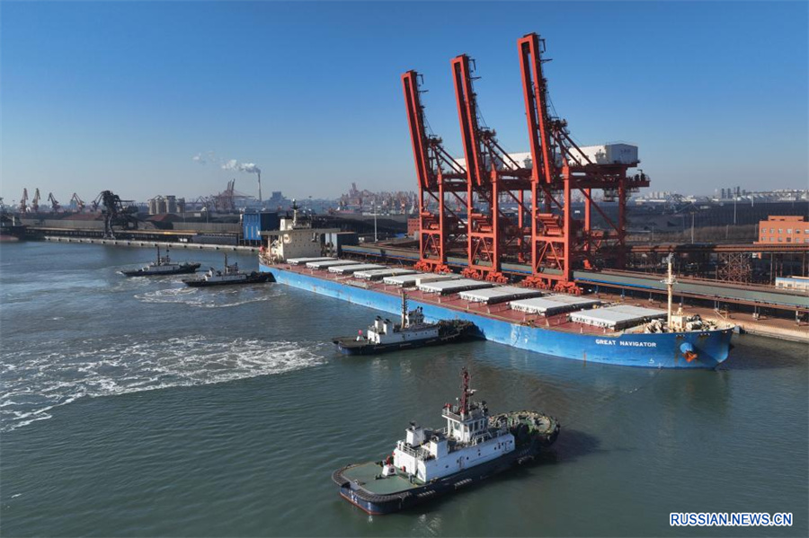 Грузооборот в порту Таншань пров. Хэбэй вырос на 9,53 проц. в 2023 году