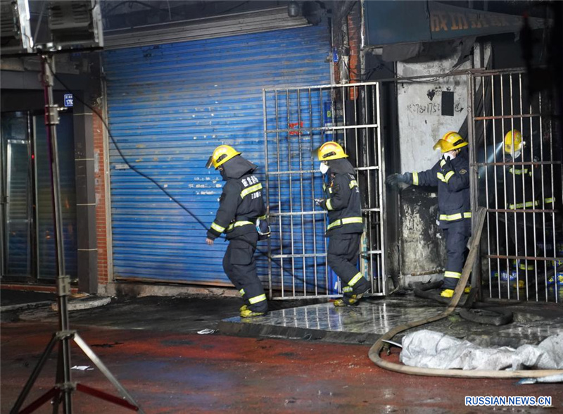 39 человек погибли, 9 пострадали в результате пожара в магазине в провинции Цзянси