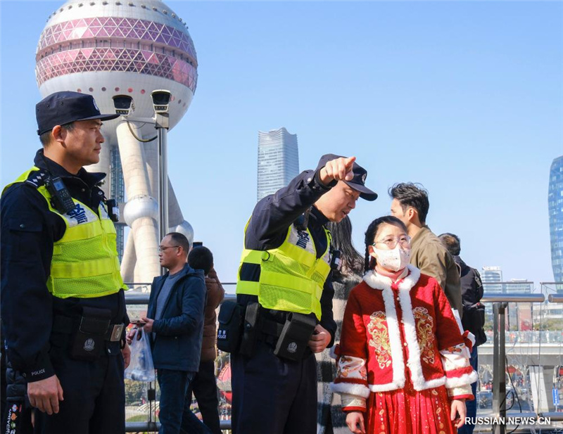 Во время праздника Весны общественный порядок в Китае был надежно обеспечен