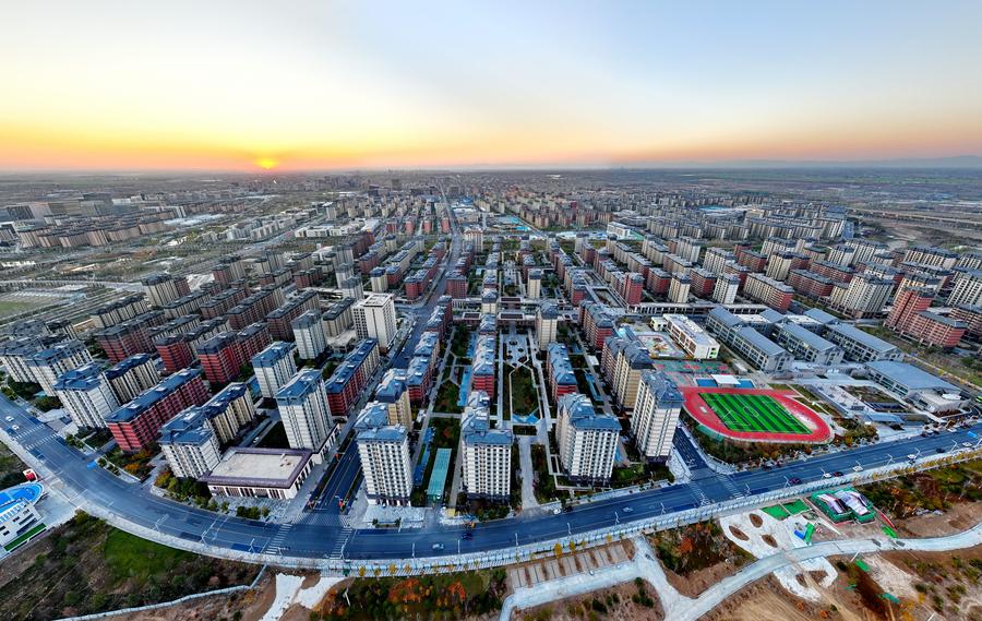23 ноября 2023 года, на фото запечатлен район Жундун нового района Сюнъань пров. Хэбэй /Северный Китай/. /Фото: Синьхуа/