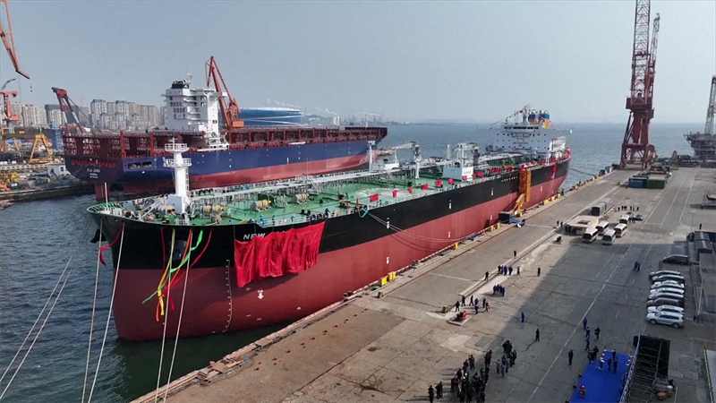Сдан в эксплуатацию китайский танкер для сырой нефти дедвейтом 115 тыс. тонн