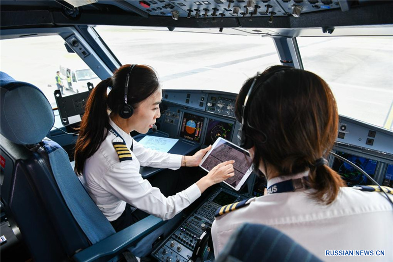 Женщины-пилоты в гражданской авиации Китая