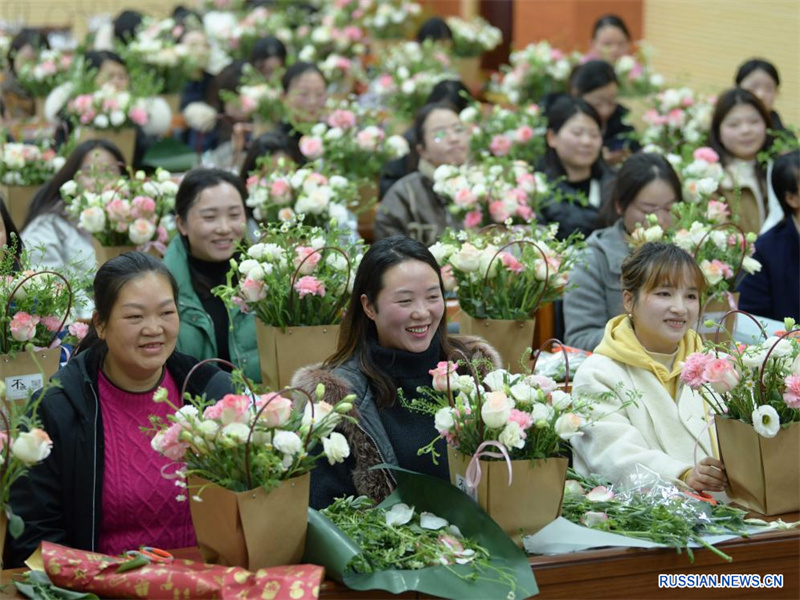 В Китае Международный женский день отметили разными мероприятиями