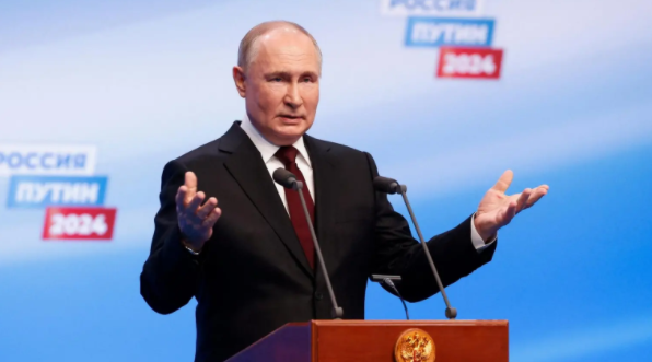 В. Путин одержал победу на президентских выборах 2024 года, заверив, что сделает все для достижения целей национального развития