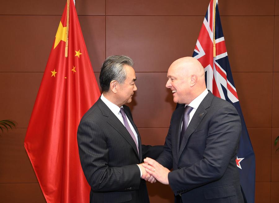 Китай и Новая Зеландия пообещали прилагать усилия для дальнейшего укрепления отношений