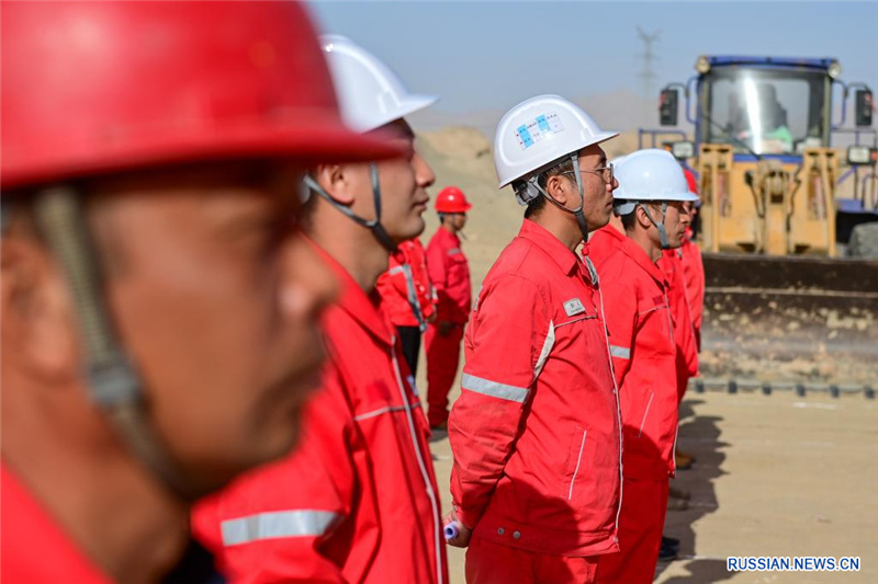 Строительство трубопровода натурального газа началось на юге Синьцзян-Уйгурского АР