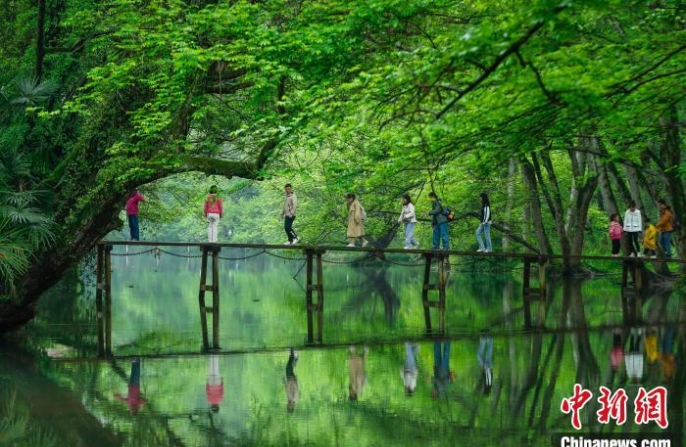 Экопутешествия привлекают туристов в город Хуаншань