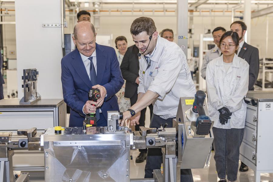 Канцлер ФРГ высоко оценил сотрудничество между Германией и Китаем в области водородных технологий