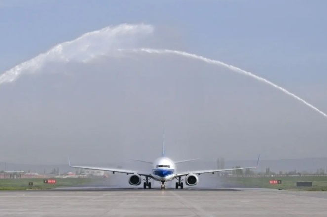 В аэропорт Алматы прибыл первый международный рейс после возобновления работы