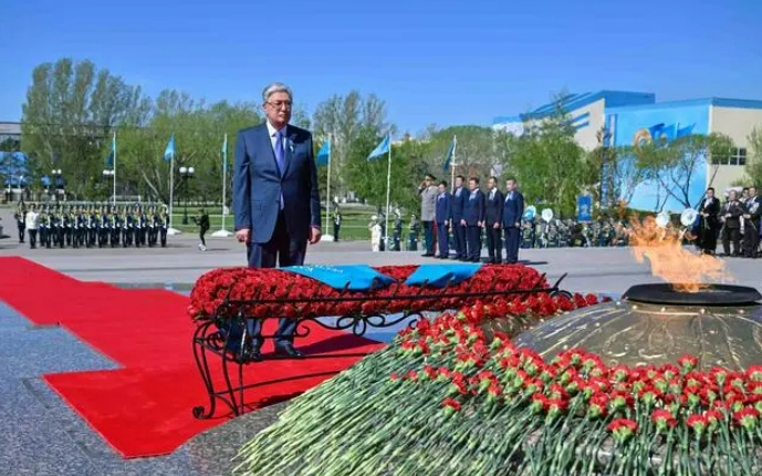 В Казахстане отметили День Победы