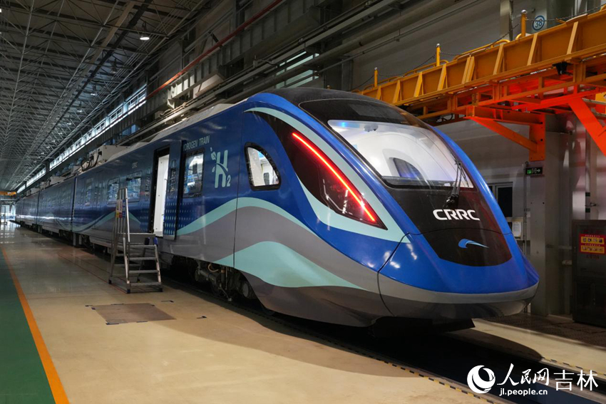 В Китае представлен первый в стране поезд на водородной энергии