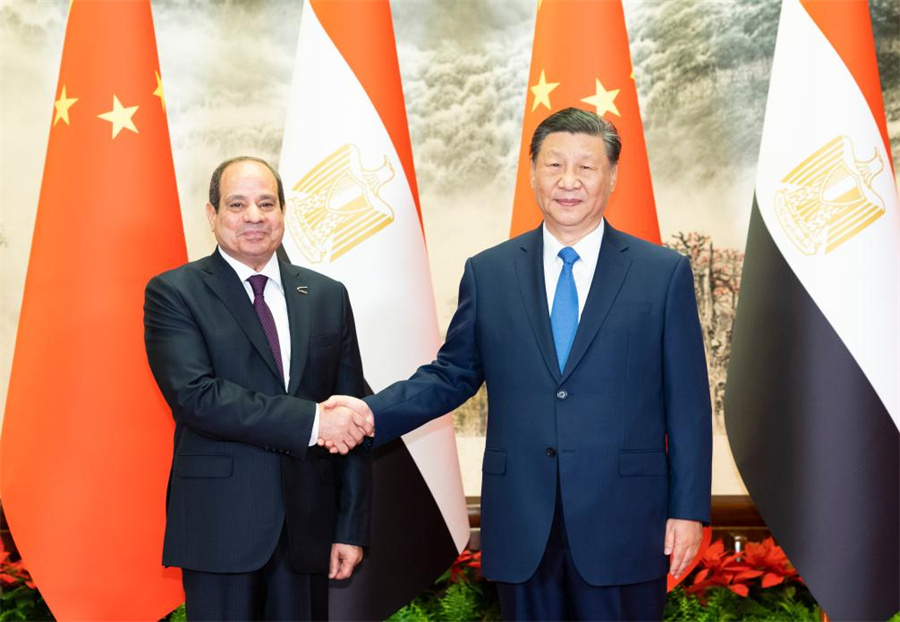 Си Цзиньпин провел переговоры с президентом Египта