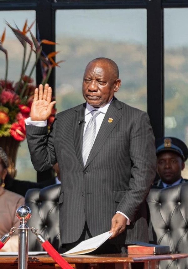 С. Рамафоса принес присягу в качестве президента ЮАР на второй срок