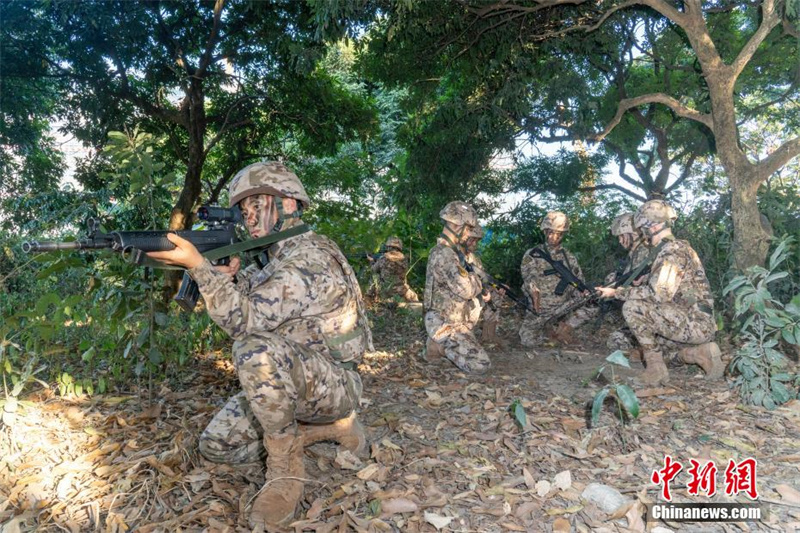 В Наньнине военнослужащие провели антитеррористические учения