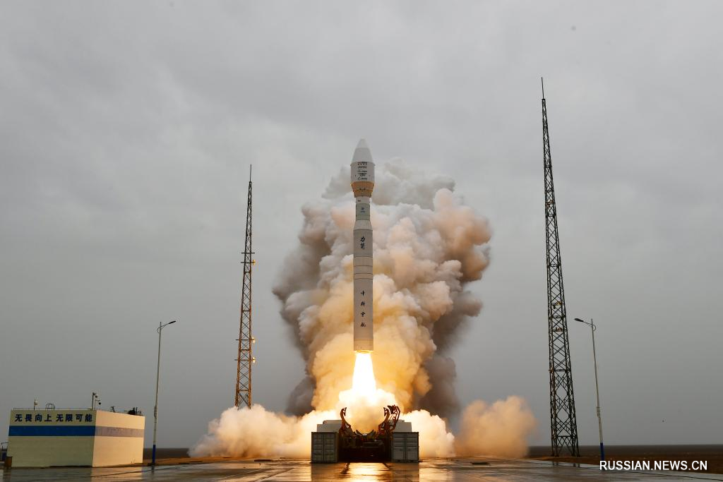 Запуск китайской коммерческой ракеты-носителя "Лицзянь-1 Y7"
