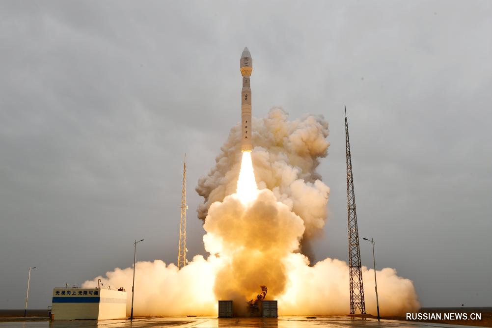 Запуск китайской коммерческой ракеты-носителя "Лицзянь-1 Y7"