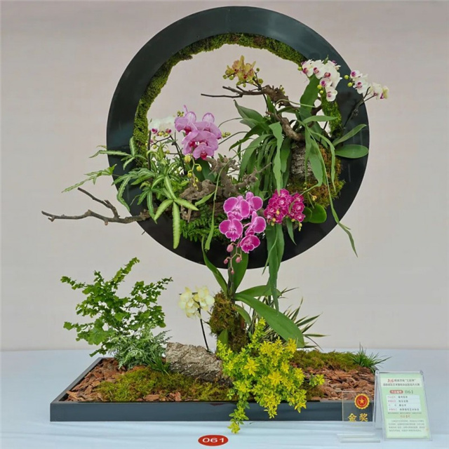 В Чунцине мастера флористики встретили Новый год конкурсом цветочного искусства