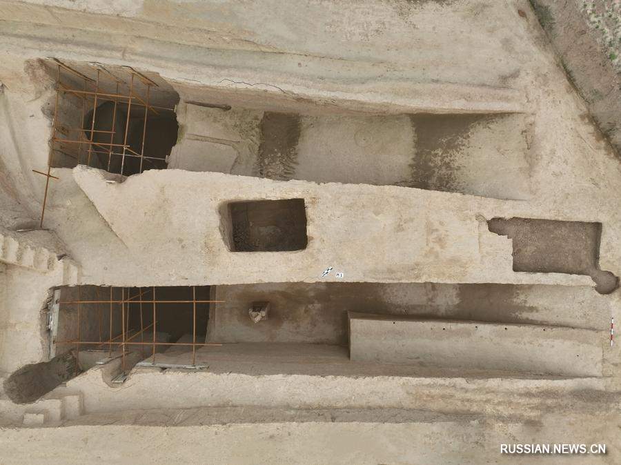 На северо-западе Китая обнаружен комплекс древних гробниц