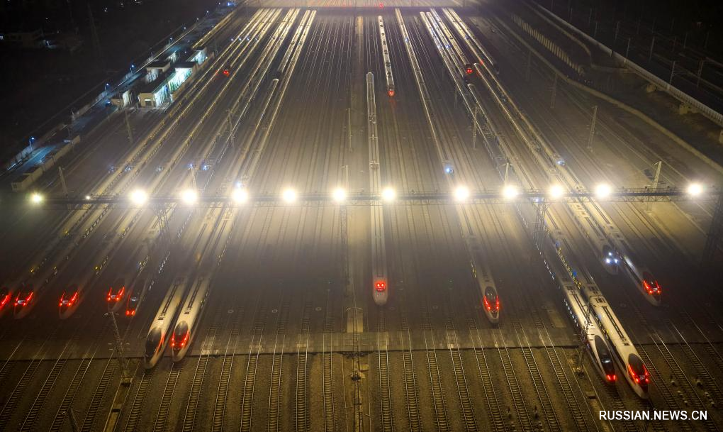 На китайских железных дорогах введен новый график движения поездов