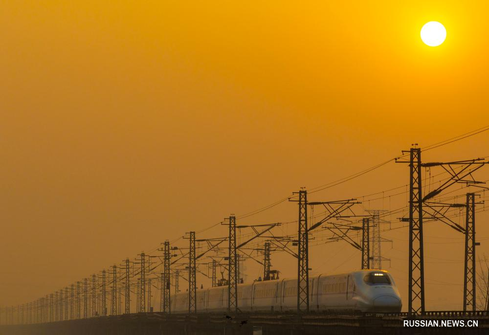 На китайских железных дорогах введен новый график движения поездов