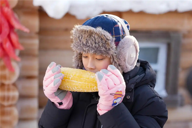В Харбине представили цветные ледяные скульптуры с использованием растительных красителей