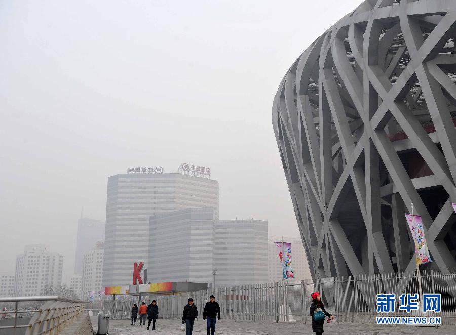 Пекин в четвертый раз за месяц окутала пыльная мгла (20)