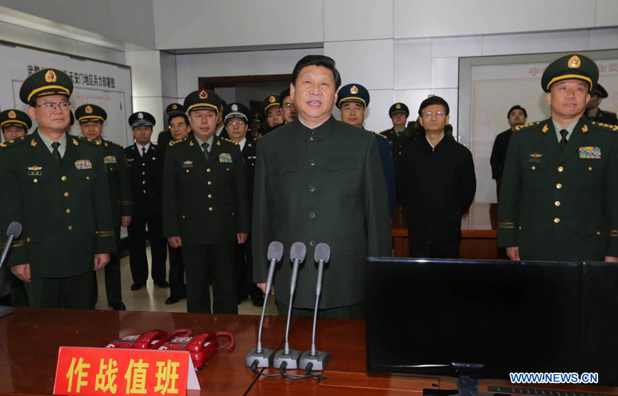 Си Цзиньпин: обеспечить высокую степень коллективной сплоченности вооруженных частей, безопасность и стабильность (3)