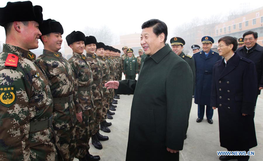 Си Цзиньпин: обеспечить высокую степень коллективной сплоченности вооруженных частей, безопасность и стабильность (2)