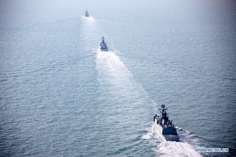 Китайский отряд военных кораблей прошел через пролив Мияко и вышел в западную часть Тихого океана (4)
