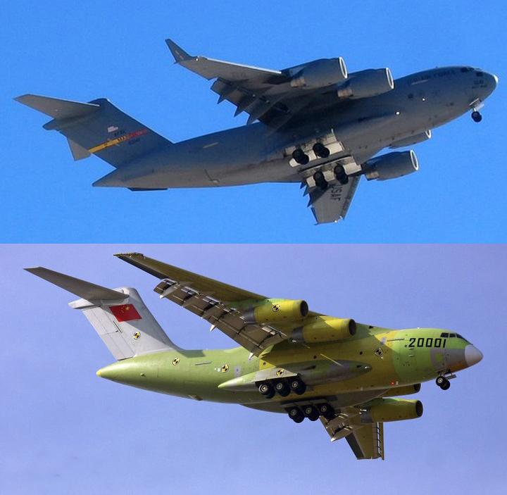«Юнь-20» и Боинг С-17: в чем различия? (4)