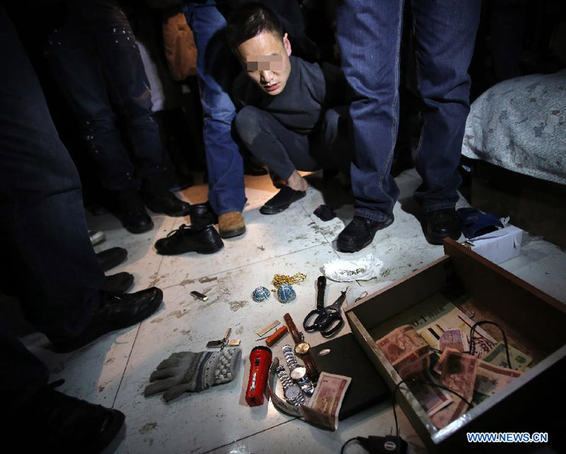 В Китае арестовано 6743 подозреваемых в преступлениях против собственности