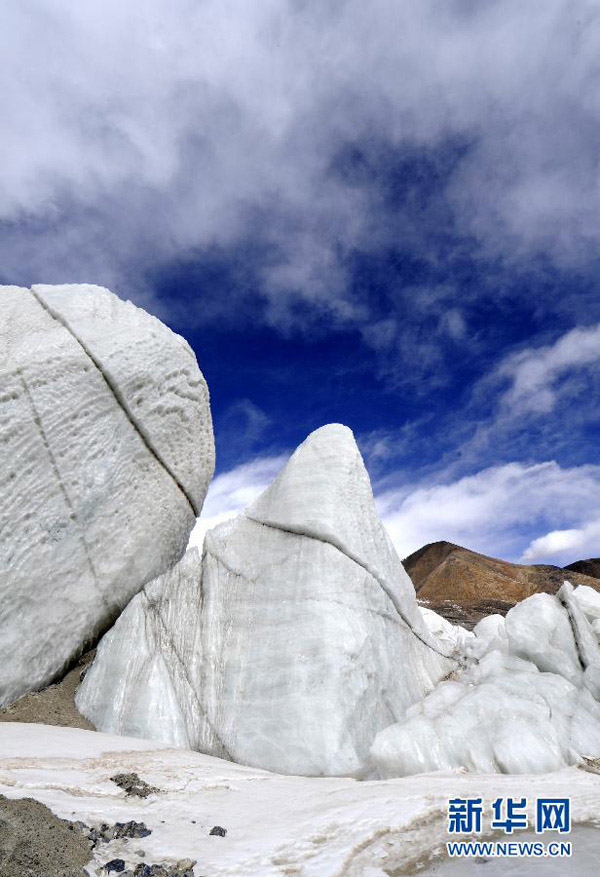 Чудесные ледяные пейзажи Тибета (6)