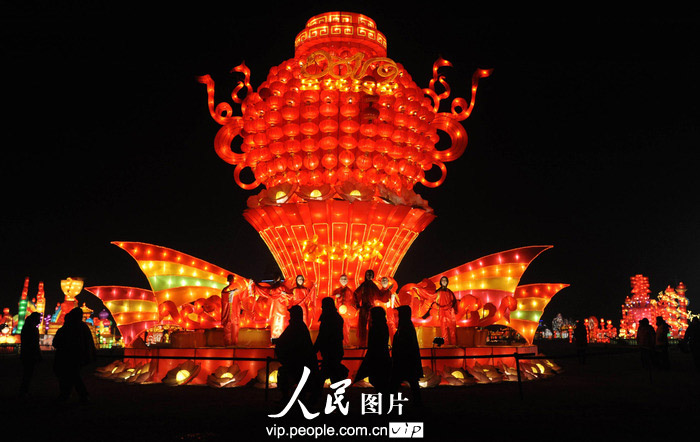 Фестиваль фонарей в экологическом парке города Фуян провинции Аньхуэй (5)