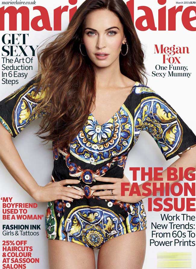 Megan Fox на обложке журнала «Marie Claire» (2)