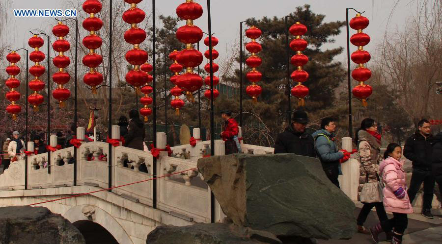 Посещение храмовых ярмарок стало самым привлекательным развлечением в Пекине в период празднования Чуньцзе (2)