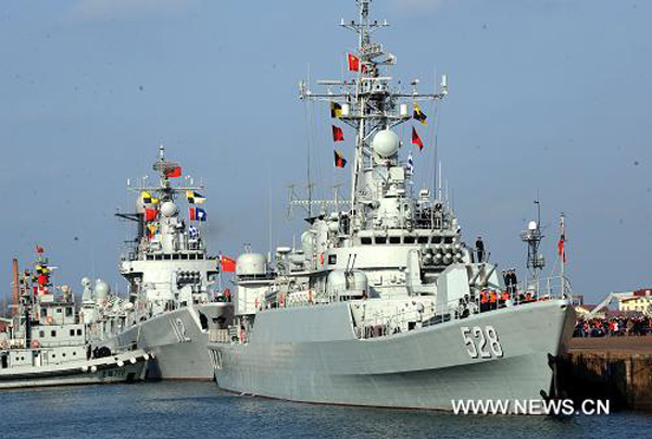 14-й отряд военных кораблей Китая отправился в Аденский залив для конвоирования судов