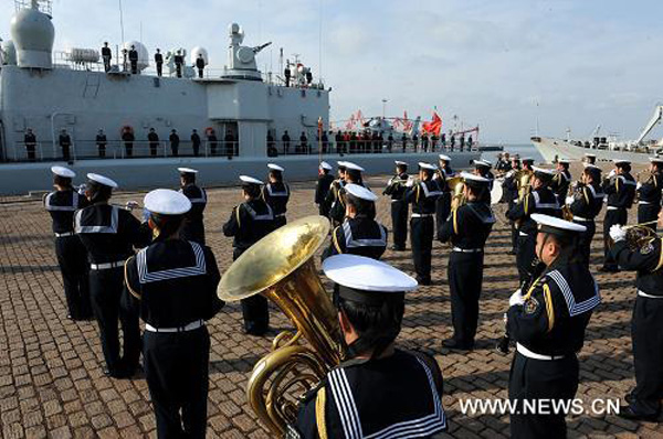 14-й отряд военных кораблей Китая отправился в Аденский залив для конвоирования судов (3)