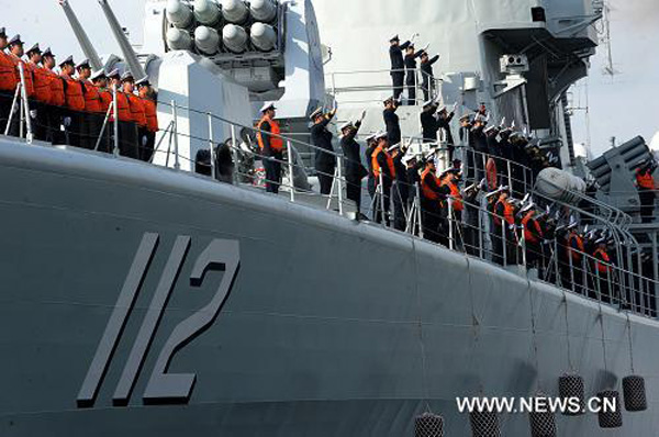 14-й отряд военных кораблей Китая отправился в Аденский залив для конвоирования судов (5)