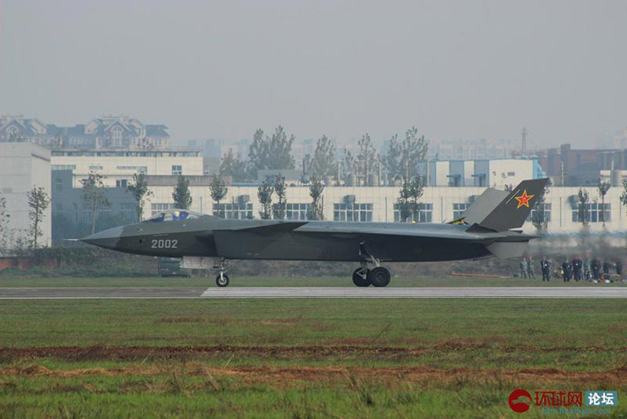 Воздушная заправка истребителя "Цзянь-20" (10)