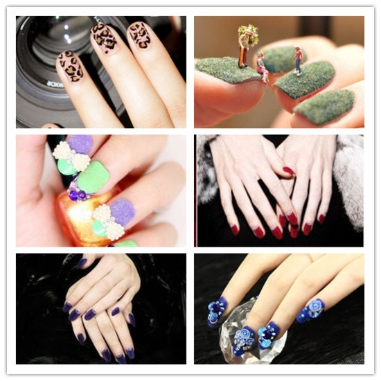 «Пейзажи» на ногтях