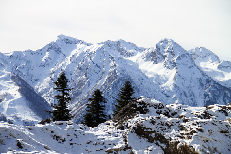 Любители горных лыж наслаждаются активным спортом перед Зимней Олимпиадой в Сочи (11)