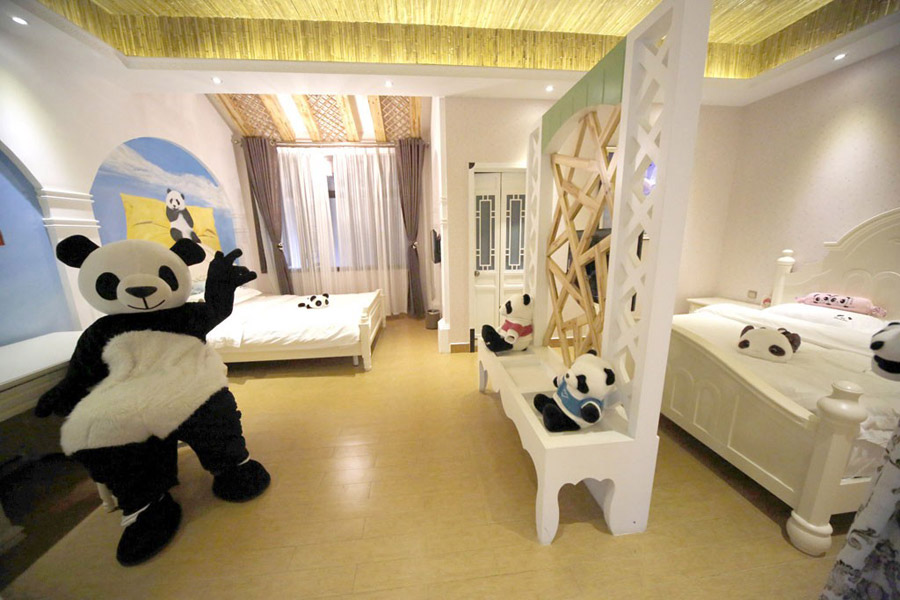 В Сычуани открыта первая в мире гостиница на тему панд (4)