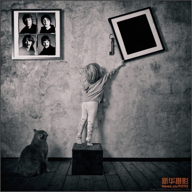 Девочка и кот: удивительный фотопроект от Andy Prokh (14)