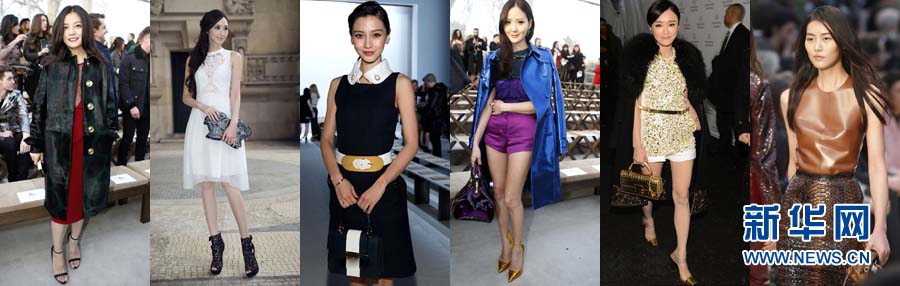 Китайские кинозвезды на неделе моды в Париже-2013
